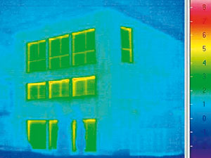 Energiesparen, Energie, Thermographie-Aufnahmen, Gebäudehülle